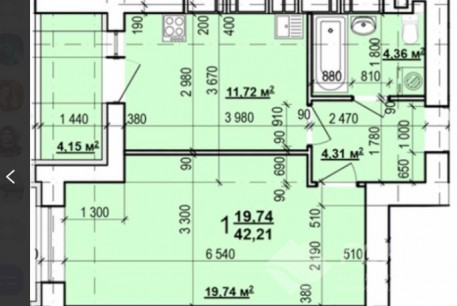 Продам 1-кімнатну квартиру в новобудові, Новые дома, Маршала Жукова метро (Дворец спорта), Код: 800614/14