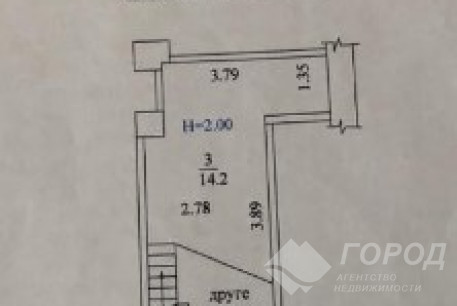 Продам 1-кімнатну квартиру, ХТЗ, Код: 800614/16