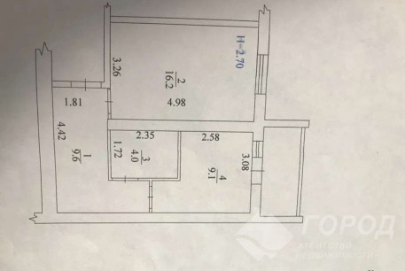 Продам 1-кімнатну квартиру, Бавария, Код: 800679/1