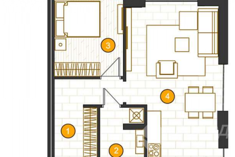 Продам 1-кімнатну квартиру в новобудові, Салтовка, Код: 800763/2