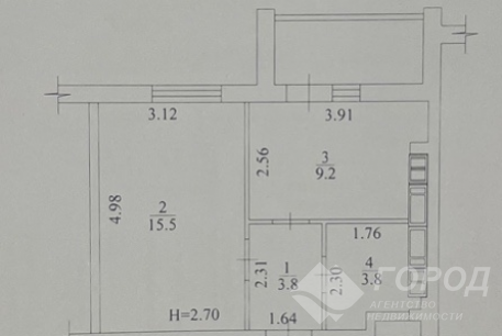 Продам 1-кімнатну квартиру в новобудові, Салтовка, Код: 800887/11