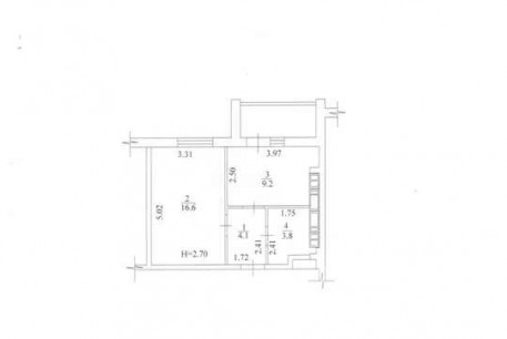 Продам 1-кімнатну квартиру в новобудові, ХТЗ, ХТЗ метро, Код: 800893/1
