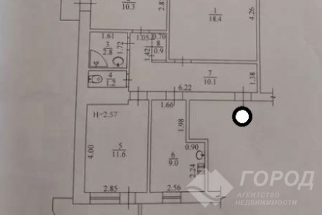 Продам 3-х кімнатну квартиру, Пятихатки, Код: 800956/1