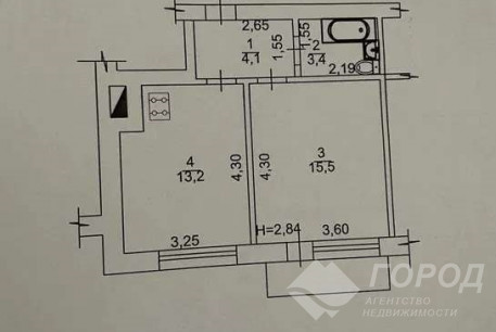 Продам 1-кімнатну квартиру, ХТЗ, Код: 801026/1