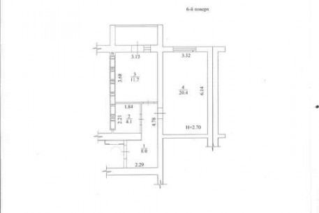 Продам 1-кімнатну квартиру в новобудові, Гагарина проспект, Проспект Гагарина метро, Код: 801170/1
