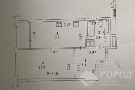 Продам 2-х кімнатну квартиру в новобудові, Гагарина проспект, Проспект Гагарина метро, Код: 801189/1