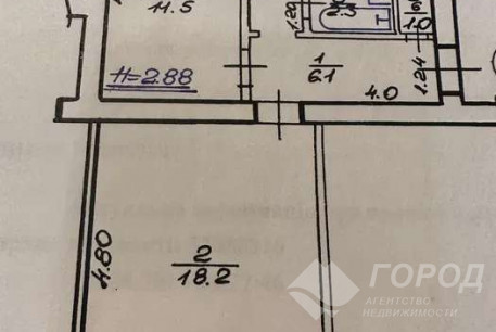 Продам 2-х кімнатну квартиру, Аэропорт, Код: 801363/1