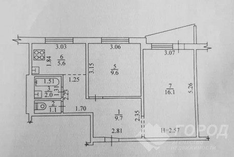 Продам 2-х кімнатну квартиру, Рогань, Код: 801432/1