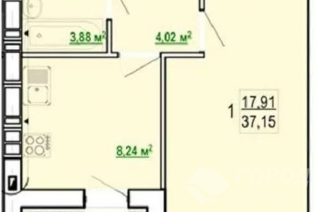 Продам 1-кімнатну квартиру в новобудові, Журавлевка, Киевская метро, Код: 801461/1