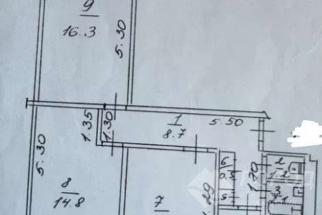 Продам 3-х кімнатну квартиру, Рогань, Код: 801463/1