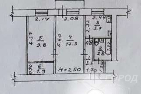Продам 2-х кімнатну квартиру, , Код: 801468/1