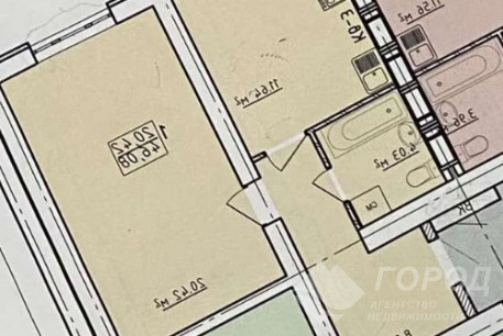 Продам 1-кімнатну квартиру в новобудові, Гагарина проспект, Проспект Гагарина метро, Код: 801496/1