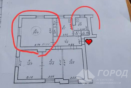 Продам гостинку, Аэропорт, Код: 801559/1