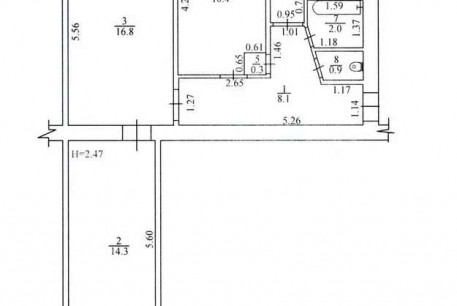 Продам 3-х кімнатну квартиру, ХТЗ, Код: 801561/1