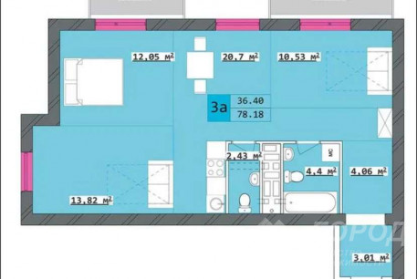 Продам 3-х кімнатну квартиру в новобудові, Холодная Гора, Холодная Гора метро, Код: 801823/1