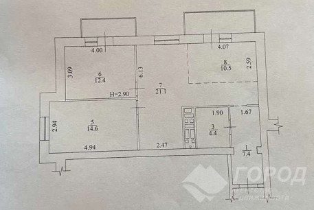 Продам 3-х кімнатну квартиру в новобудові, Холодная Гора, Холодная Гора метро, Код: 801823/1