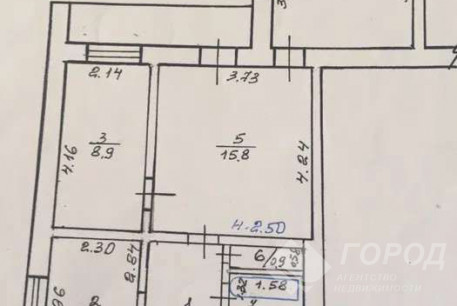 Сдам 3-х кімнатну квартиру, Новые дома, Коммунальный рынок, Код: 801936/1