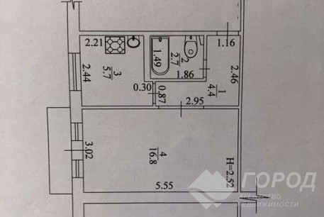 Продам 1-кімнатну квартиру, Новые дома, Код: 802134/1