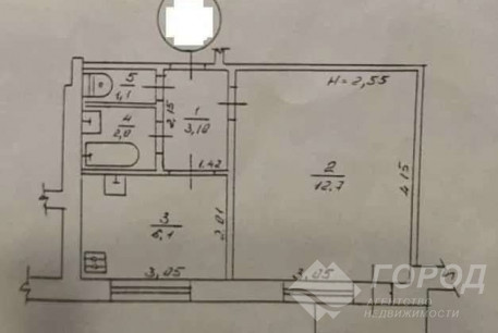 Продам 1-кімнатну квартиру, Одесская, Код: 802168/1