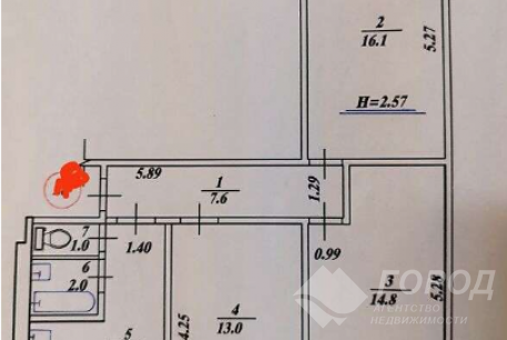 Продам 3-х кімнатну квартиру, Новые дома, Код: 802229/1