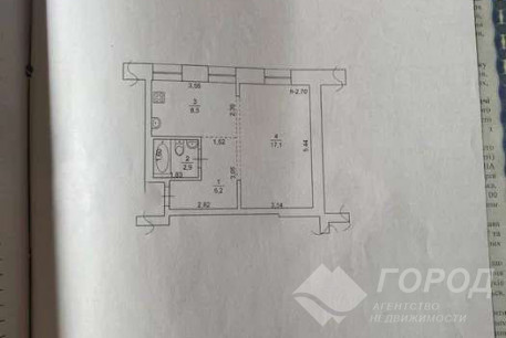 Продам 1-кімнатну квартиру, Центральный рынок, Код: 802244/1