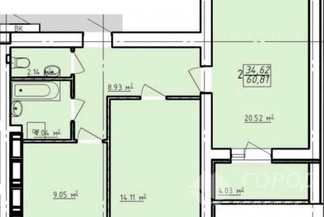 Продам 2-х кімнатну квартиру в новобудові, Гагарина проспект, Проспект Гагарина метро, Код: 802330/1