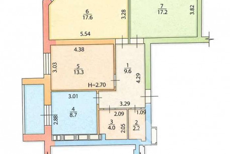 Продам 3-х кімнатну квартиру в новобудові, Гагарина проспект, Проспект Гагарина метро, Код: 802573/4