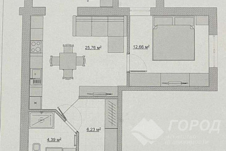 Продам 1-кімнатну квартиру в новобудові, Салтовский, Завод им. Малышева метро, Код: 802752/1