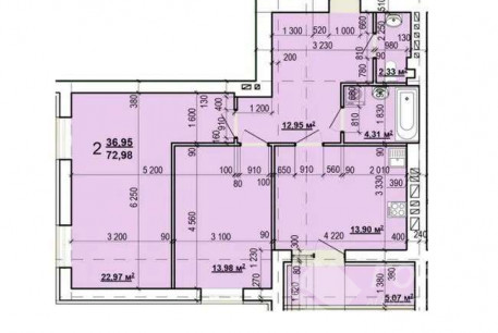 Продам 2-х кімнатну квартиру в новобудові, ХТЗ, ХТЗ метро, Код: 802876/2