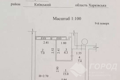 Продам 1-кімнатну квартиру в новобудові, Салтовка, Академика Павлова метро, Код: 802910/5