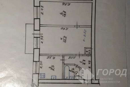 Продам 2-х кімнатну квартиру, Аэропорт, Код: 802970/1