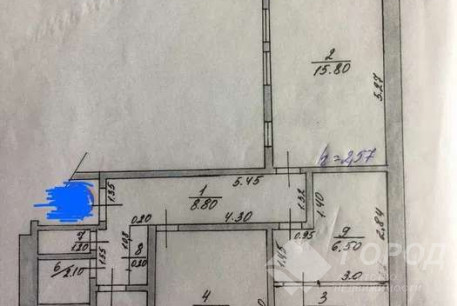 Продам 3-х кімнатну квартиру, Песочин, Код: 803279/1