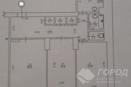 Продам 3-х кімнатну квартиру, Центральный рынок, Код: 803460/1