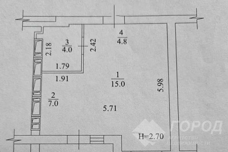 Продам 1-кімнатну квартиру в новобудові, Салтовка, Академика Павлова метро, Код: 803513/1