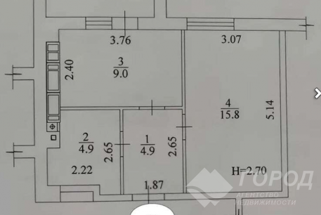 Продам 1-кімнатну квартиру в новобудові, Новые дома, Код: 803729/1