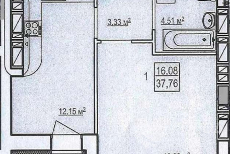 Продам 1-кімнатну квартиру в новобудові, Журавлевка, ЖК Гидропарк, Код: 803763/1