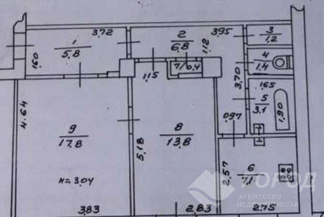 Продам 2-х кімнатну квартиру, Гагарина проспект, Код: 803765/1