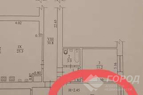 Продам гостинку, Одесская, Кинотеатр "Салют", Код: 804086/1