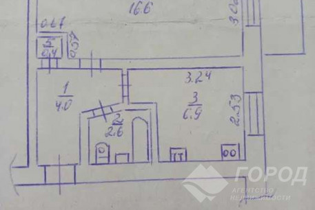 Продам 1-кімнатну квартиру, Залютино, Код: 804127/1