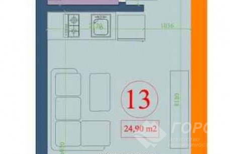 Продам 1-кімнатну квартиру в новобудові, Центр, Архитектора Бекетова метро, Код: 804270/1