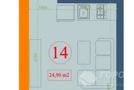 Продам 1-кімнатну квартиру в новобудові, Центр, Архитектора Бекетова метро, Код: 804270/1