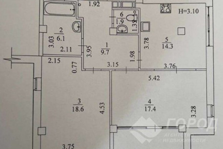 Продам 3-х кімнатну квартиру, Гагарина проспект, Проспект Гагарина метро, Код: 804299/1