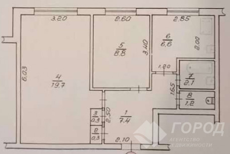 Продам 2-х кімнатну квартиру, Гагарина проспект, Спортивная метро, Код: 804301/1