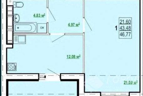 Продам 1-кімнатну квартиру в новобудові, Холодная Гора, Код: 804354/1