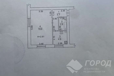 Продам 1-кімнатну квартиру, Аэропорт, Код: 804377/1