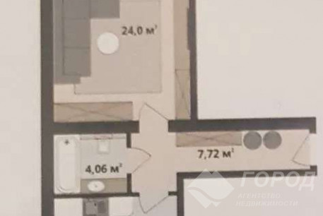 Продам 1-кімнатну квартиру в новобудові, Гагарина проспект, Код: 804627/1