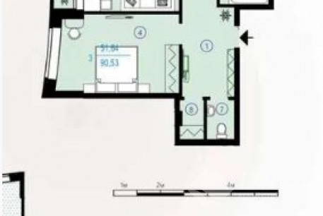 Продам 3-х кімнатну квартиру в новобудові, Северная Салтовка, Код: 804647/1