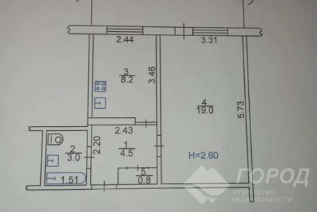 Продам 1-кімнатну квартиру, Рогань, Восточный, Код: 804675/1