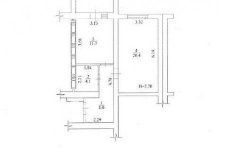Продам 1-кімнатну квартиру в новобудові, Гагарина проспект, Проспект Гагарина метро, Код: 804833/1