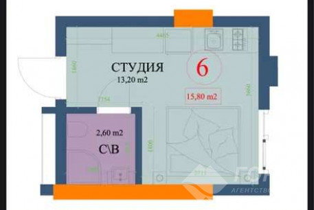 Продам 1-кімнатну квартиру в новобудові, Центр, Архитектора Бекетова метро, Код: 804998/1